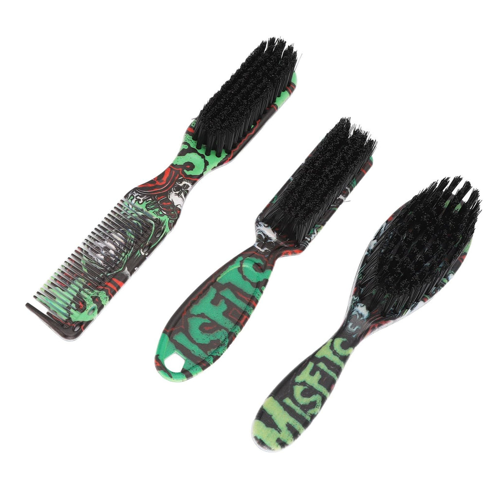 3pcs Men Beard Brush Set Professional Home Nylon Hair Oil Head Styling Brush Neck Dust Brush Comb
