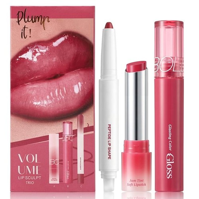 Skiennix 3PCS Lip Combo Set - Matte Lip Liner, Hydrating Tint Lipstick & Shine Gloss | Long-Lasting Plumping Makeup Kit
