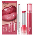 Skiennix 3PCS Lip Combo Set - Matte Lip Liner, Hydrating Tint Lipstick & Shine Gloss | Long-Lasting Plumping Makeup Kit