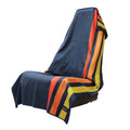 Sprints Athletic Running Towel, Full-Sized, Car Seat Cover - Performance Microfiber (Racing Stripes)