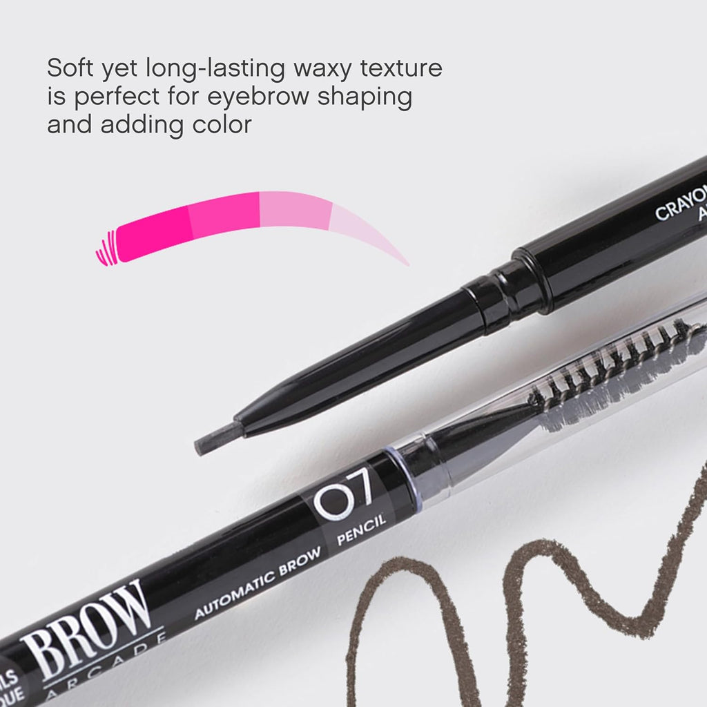 Vivienne Sabó Brow Arcade Eyebrow Pencil - Micro Definer with Brush for Cool-Toned Hair | Shade 07 Ash Brown, 0.035 oz