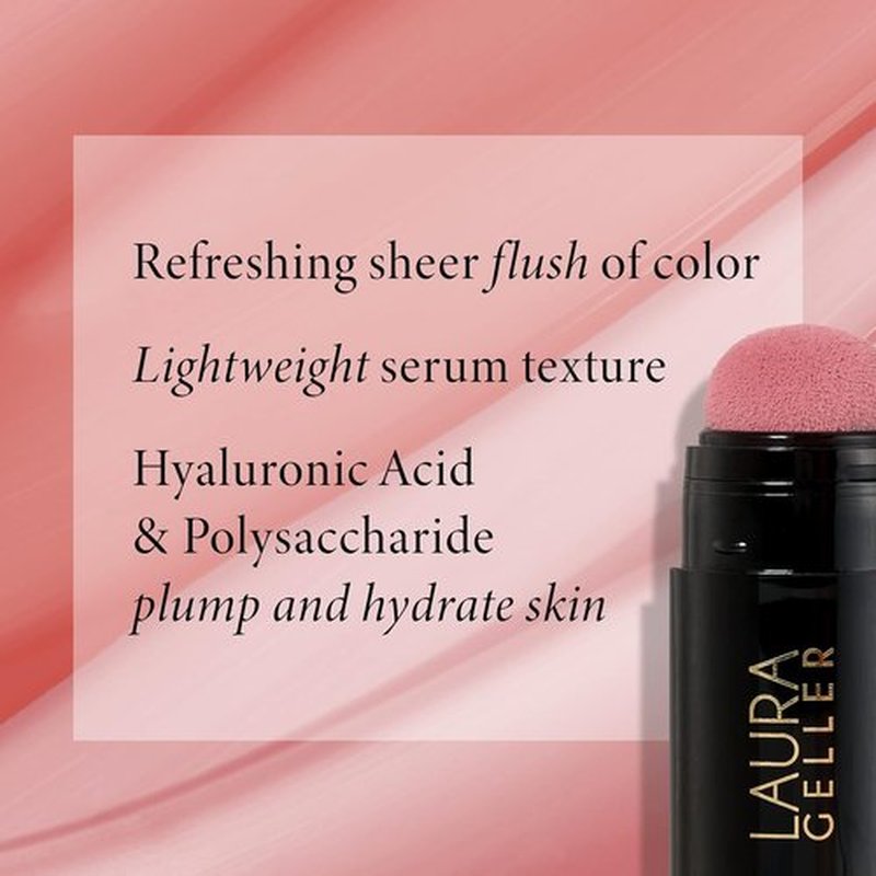 Laura Geller New York Serum Blush Tint - Lightweight Liquid Blush for Cheeks | Beautiful Blossom Shade