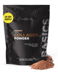 Livingood Daily Chocolate Collagen Powder for Women & Men, Hydrolyzed Collagen Peptides Powder with Vitamin C, Protein with 20 Amino Acids, Type I & III, Grass Fed, Keto, Paleo, Gluten Free, 30 Srvgs