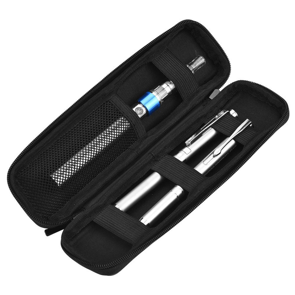 Mudder Hard Shell Slim Pencil Case Small Pen Bag Stylus Case Holder EVA Waterproof Pocket Protectors Organizer for Fountain Pen Headphones Traveller Adults(Black)