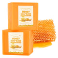 SUPERSUN 2lb Honey Soap Base for Soap Making Supplies,Moisturizing Melt and Pour Sope Base for DIY Handmade,All Natural and Gentle on Skin,Organic Soap Making Kit for Adults,Easy to Cut