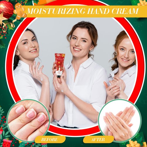 Heigble 48 Set Christmas Hand Lotion Gift Bulk Christmas Hand Cream Travel Size Xmas Stocking Stuffers Holiday Mini Lotion with Organza Bag Greeting Card Party Supplies for Employee Coworkers Gifts