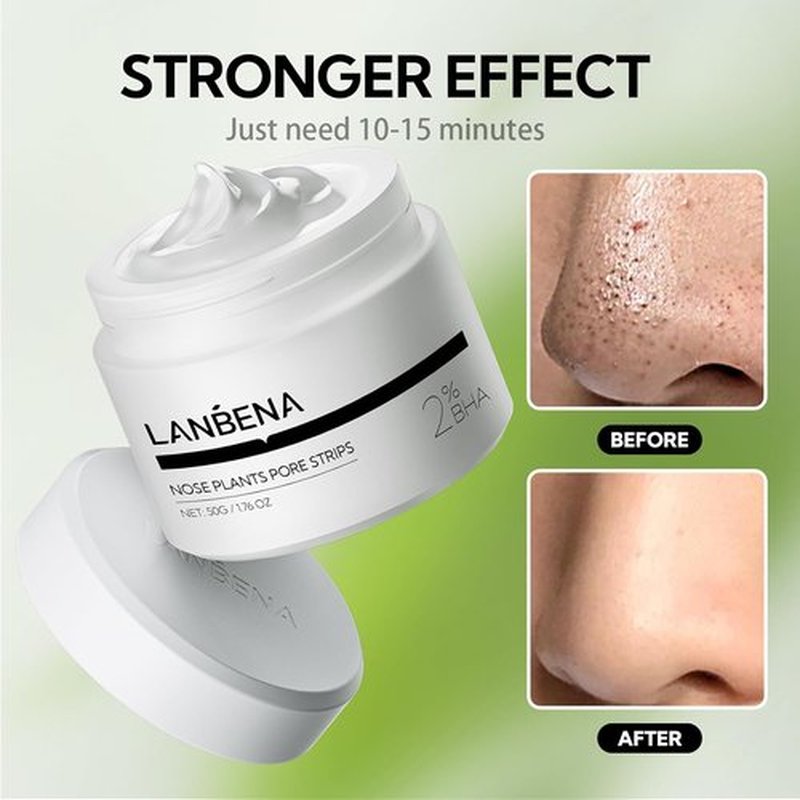 LANBENA Pore Strips - Blackhead Remover Nose Strips (100 Pcs) | 50g/1.76 Oz, Easy to Use