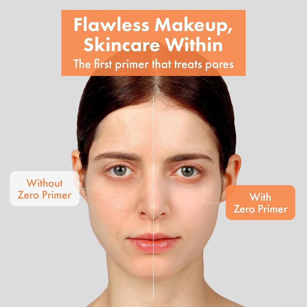 Zero Primer - K Beauty Face Primer for Oily Skin | Pore Minimizer & Matte Finish, 20ml