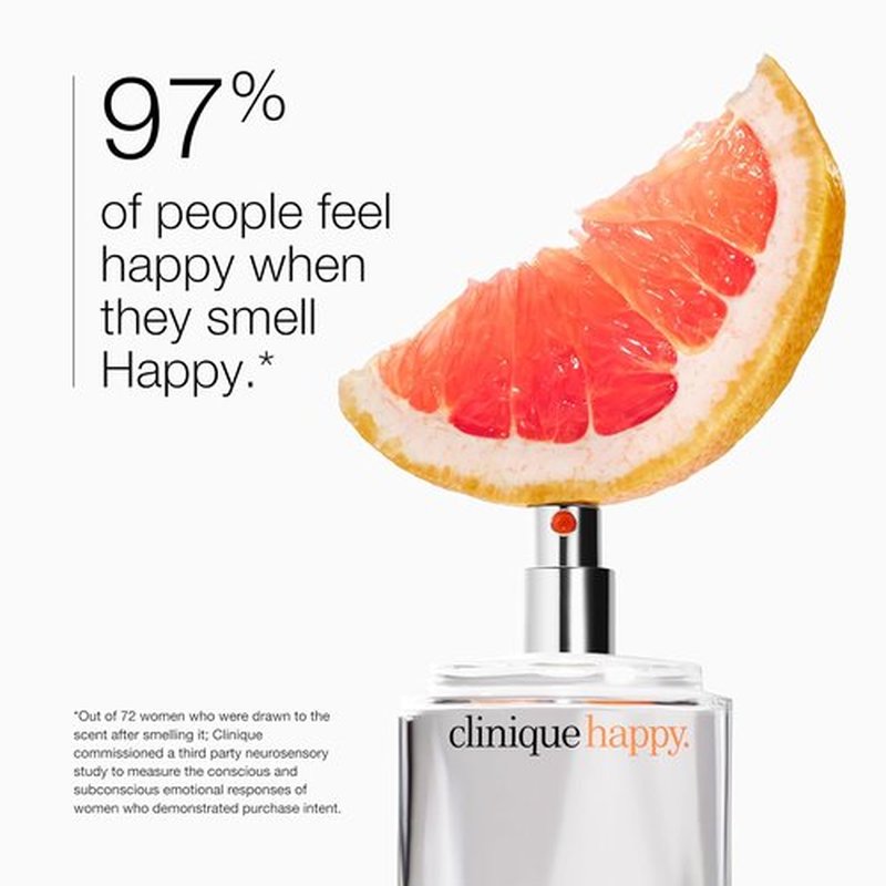 Clinique Happy Eau de Parfum Spray - Refreshing Grapefruit & Floral Notes | Women's Fragrance