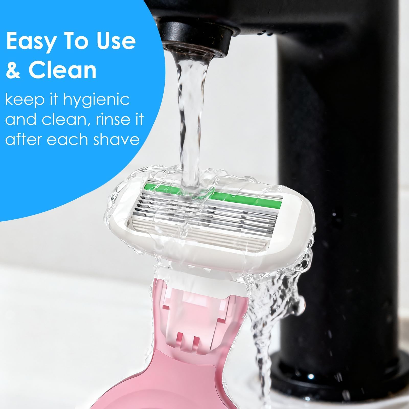 THURLADY Travel Razors for Women, Travel Essentials Razor Kit, Tsa Approved