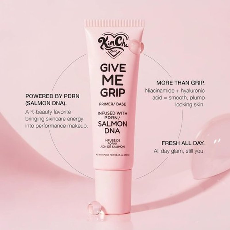 KimChiChic Beauty Grip Gel Primer - Hydrating Makeup Base for Long-Wear Hold | 0.84 fl oz