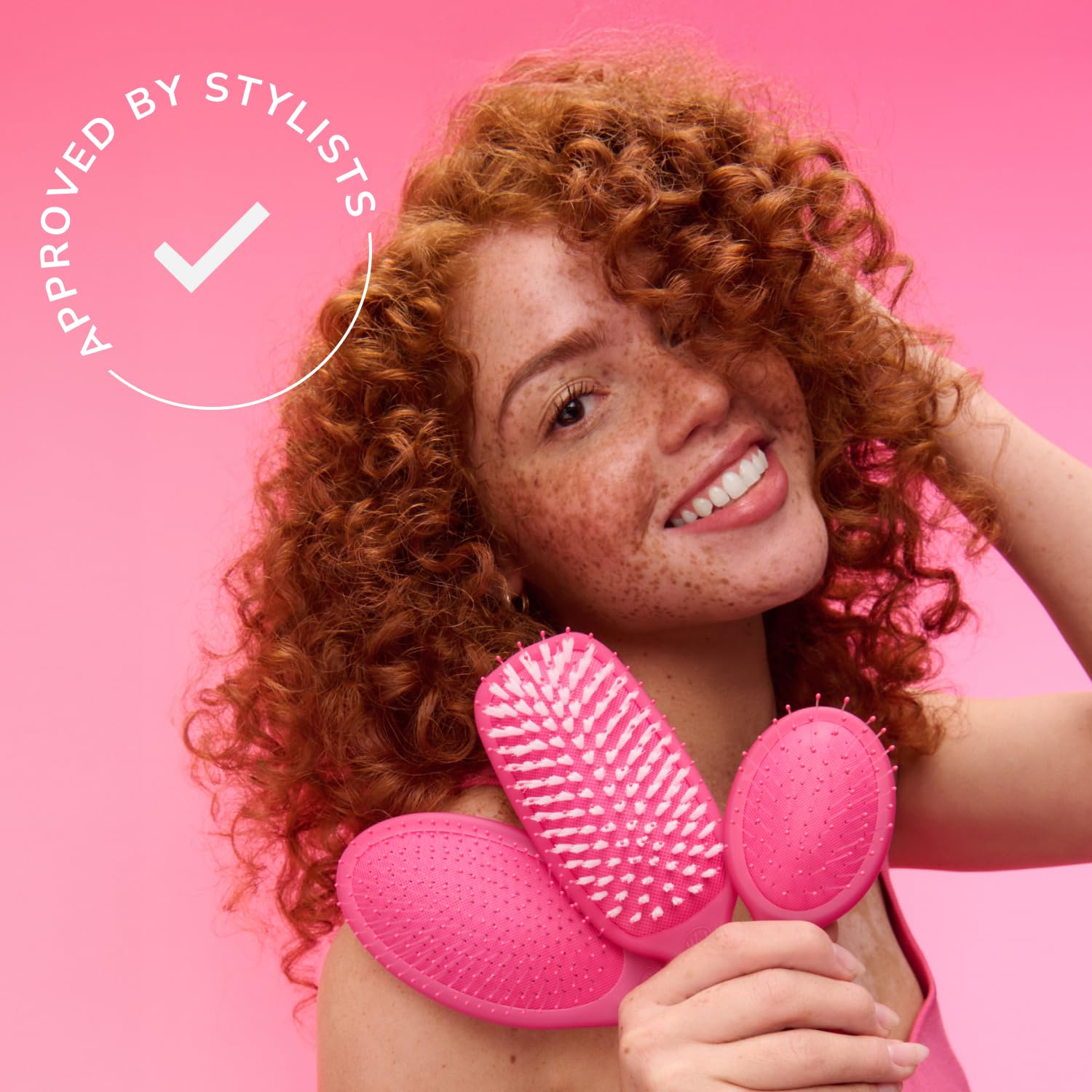 Wet Brush Paddle Detangler Hair Brush - Ultra-Soft IntelliFlex Bristles | AquaVent Design for All Hair Types