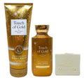 Bath & Body Works Touch of Gold Body Wash & Lotion Duo Set | Moisturizing with Natural Oats Bar Soap - Full Size