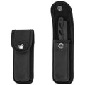 Linkidea 2 Pack Straight Razor Case, Nylon Travel Pouch for Barber Folding Shavette & Manual Razors, Protective Holder Bag (Black/Empty Case Only)