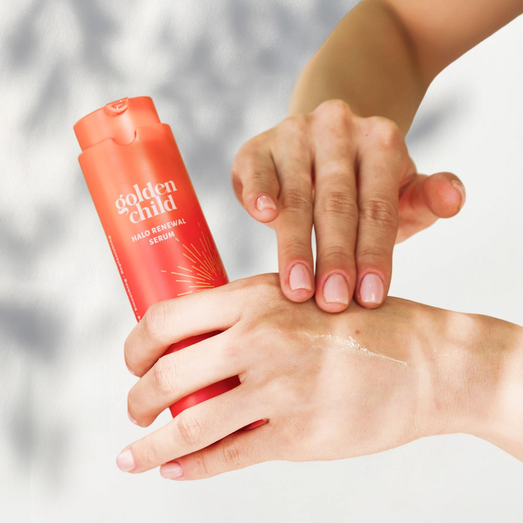 Golden Child Skin - Halo Renewal Serum | For Sensitive Skin - Blemish-Fighting Daily Facial Serum | Clears Breakouts, Minimizes Pores, Brightens Oily Skin for a Clearer, Fresh Face | 30ml / 1 oz.