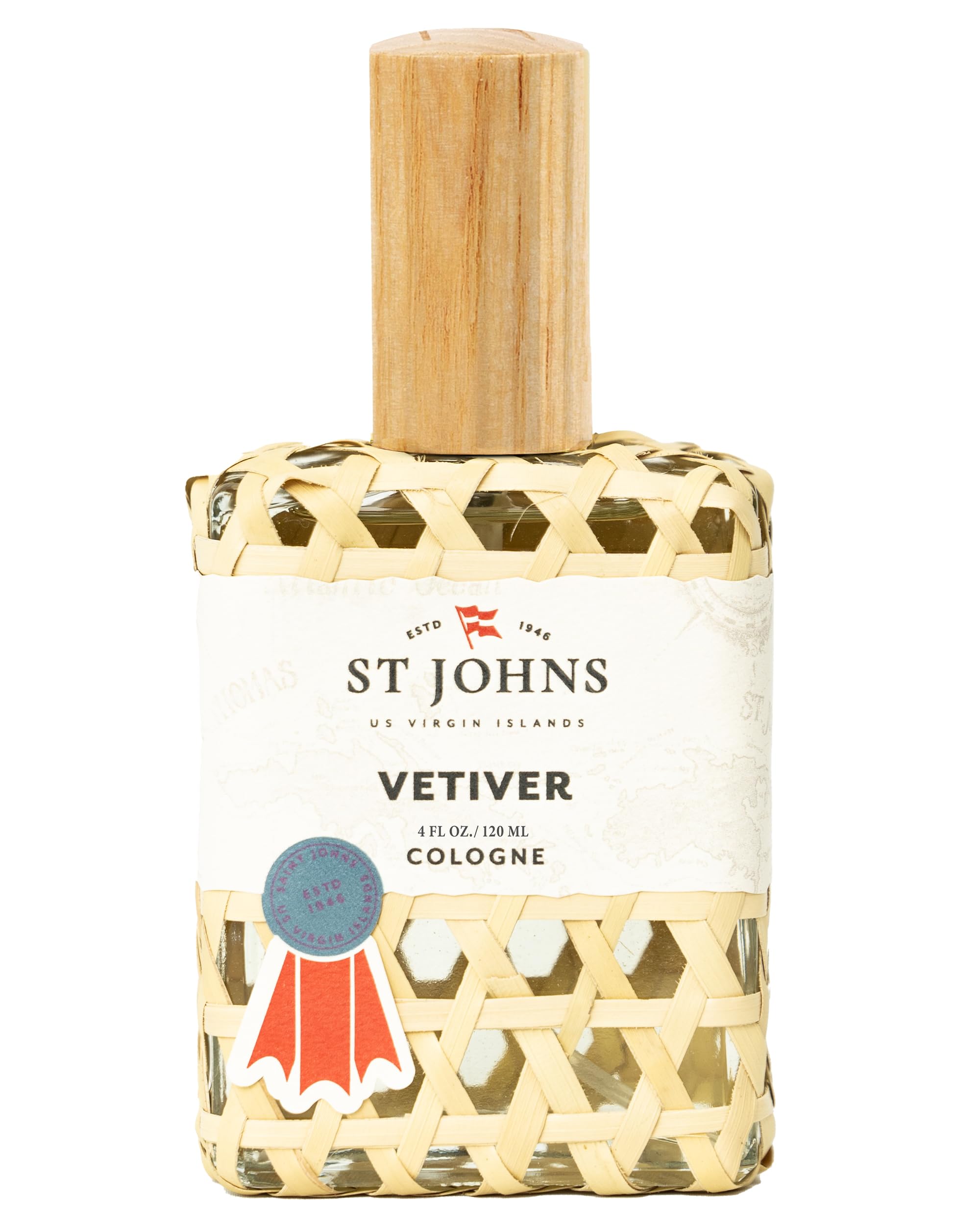 St. John Classic Vetiver | New Virgin Islands Inspired Fresh Cologne Scent | Sophisticated Fragrance for Men (4 oz Spray)