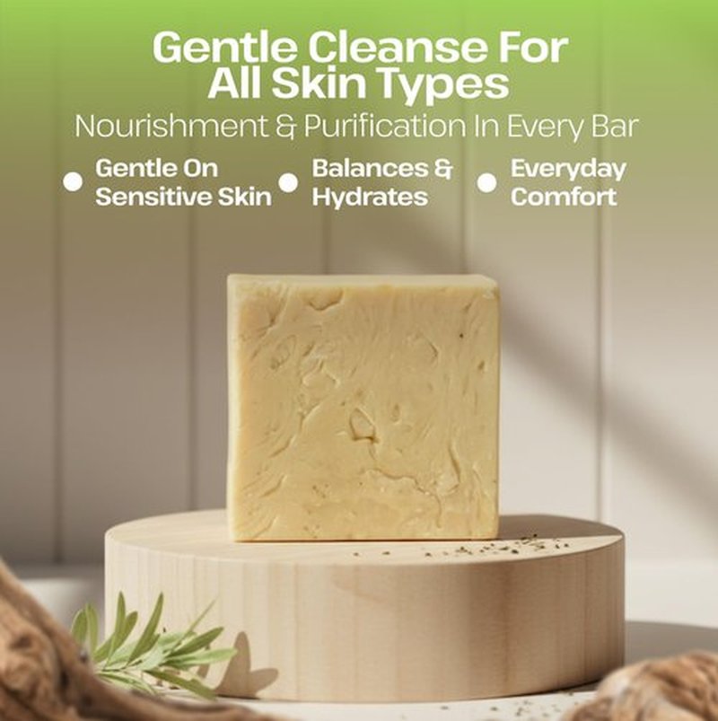 Dr.Ancient Tallow Soap Bar, Organic Soap Bars Handcrafted the Traditional Way, Natural Chemical-Free, Used for Face and Body, Gently Cleanses, Softens Skin, Supports Hydration, and Daily Routine