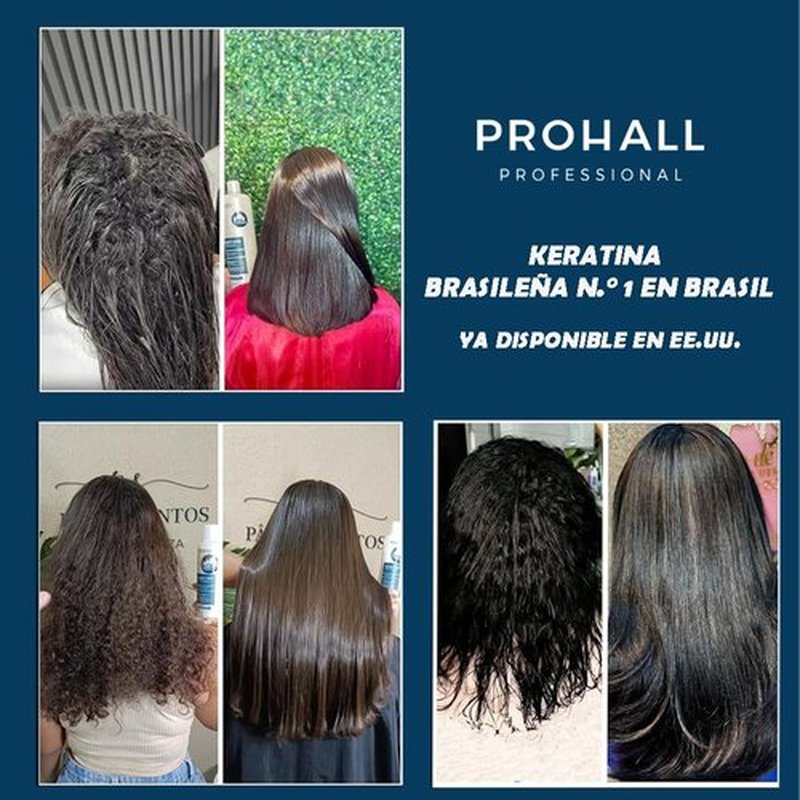 Prohall Select Brazilian Keratin Treatment - Formaldehyde-Free Blowout Complex | 4.05 oz Hair Treatment