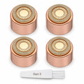 ceooe Replacement Heads for Finishing Touch Flawless Gen 3 Facial Hair Remover, Double Halo Blades Razor Refill Shaver Head, 4 Pack