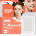 Sosky Large Pimple Patches XL Hydrocolloid Acne Patches for Face & Body Cystic Pimple & Zit Patch for Nose Chin Back, Bacne & Breakouts Vegan Cruelty-Free（10 Count）