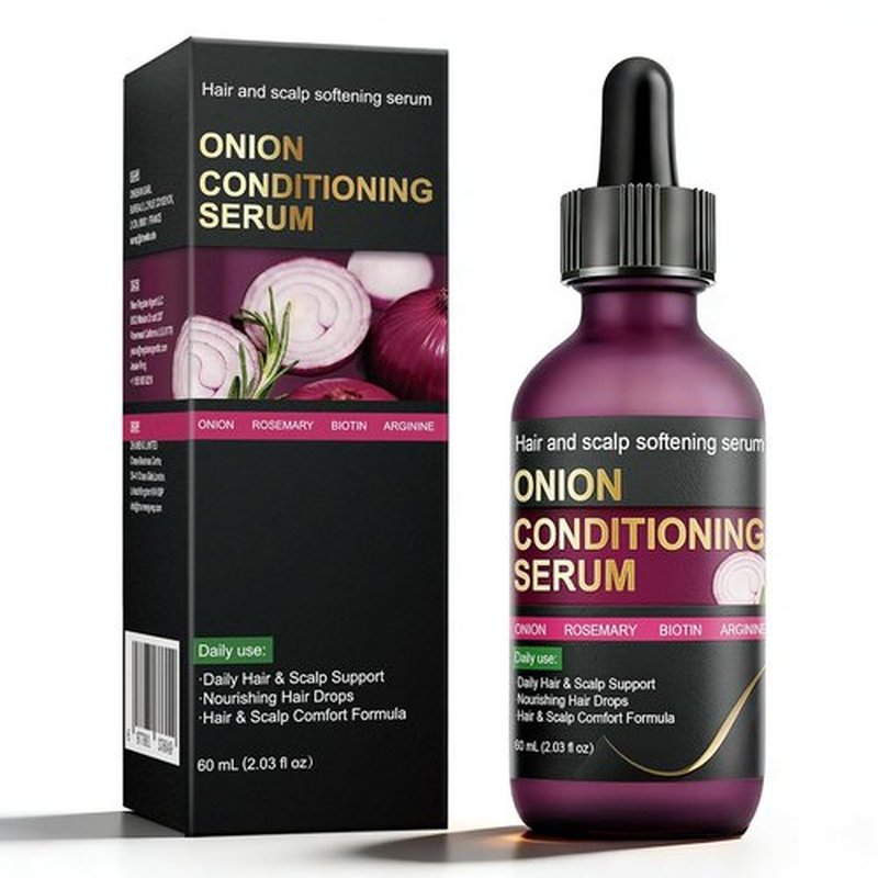 Onion Hair Growth Serum - Hydrating Scalp & Hair Care with Onion Extract, Rosemary & Biotin | 2.03 FL OZ (60ML)