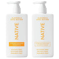 Native Shampoo & Conditioner - Naturally Derived, Sulfate & Dye Free | Almond & Shea Butter, 16.5 fl oz (2 Pack)