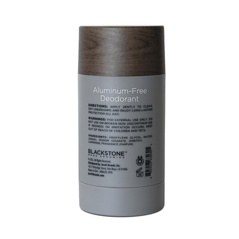Blackstone Men's Grooming Deodorant - Aluminum-Free, All-Day Odor Protection | Sandalwood (2.82 oz)