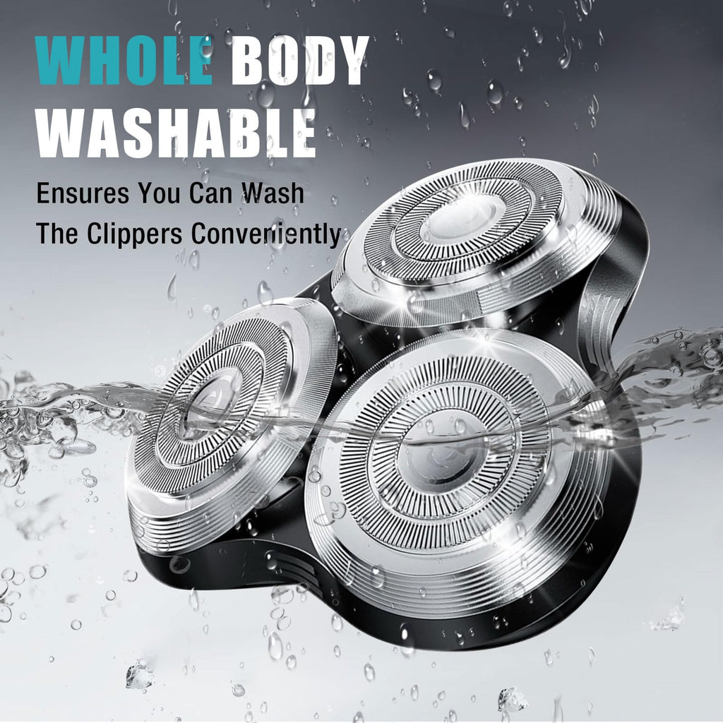 New Upgrade SH90 Replacement Shaver Heads Compatible with Philips Norelco Series 9000 (S9000) Shavers Replacement Heads (SILVER(1pcs))