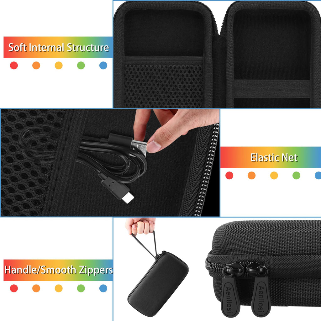 Aenllosi Hard Carrying Case Compatible with Polaroid Hi-Print - 2nd Generation Bluetooth 2x3 Photo Printer（Case Only）