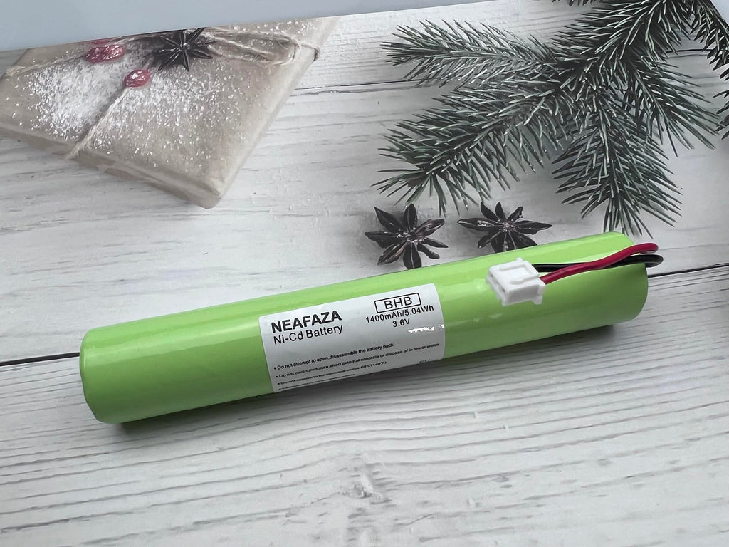 NEAFAZA 3.6V 1400mAh Ni-Cd Battery Replacement Compatible with Hurricane Spin Brush Scrubber Mop Cleaner Spin-Scrubber (1 Pack)