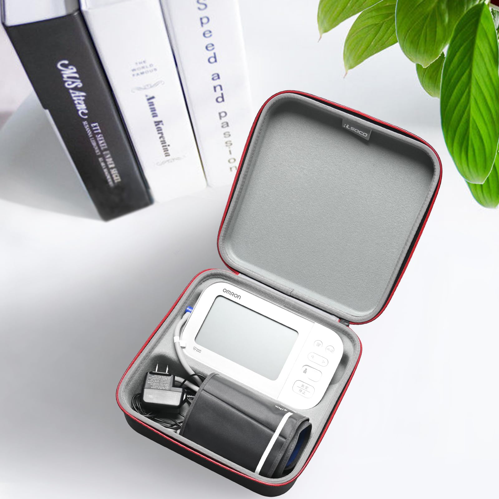 RLSOCO Carrying Case for OMRON Platinum/Gold/7 Series/10 Series/M6 Upper Arm Blood Pressure Monitor - Fits for OMRON BP5450/BP5350/BP7350/BP7450/HEM-7360-E (Case Only)