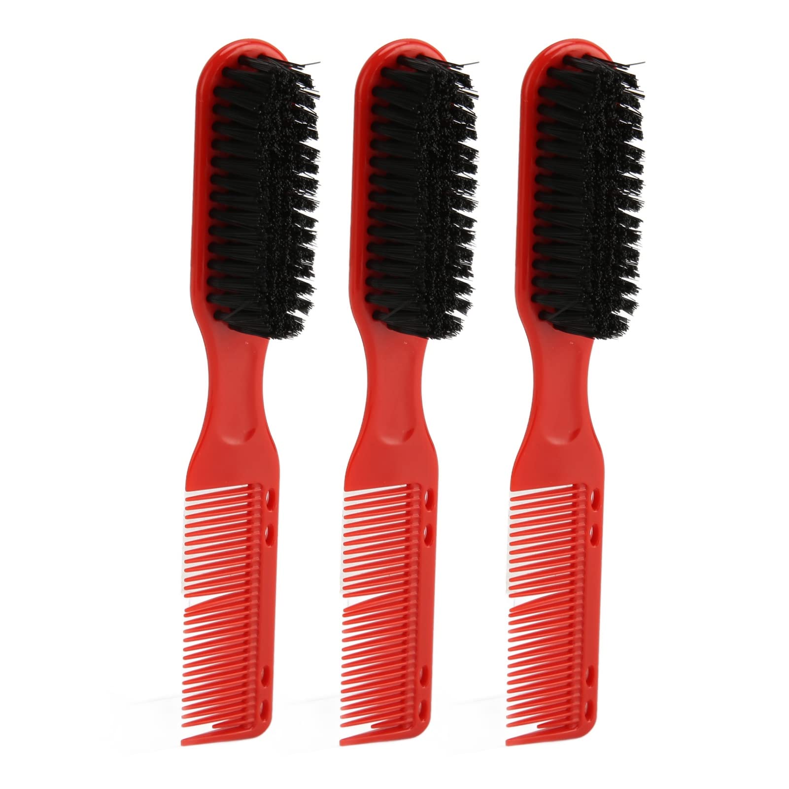 3-Piece Double-Ended Men's Hair & Beard Styling Brush Set – Multifunctional Haircut & Grooming Brushes