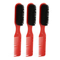 3-Piece Double-Ended Men's Hair & Beard Styling Brush Set – Multifunctional Haircut & Grooming Brushes