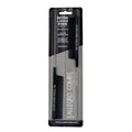 Allegro Combs LX #4630 - Set of 2 Coarse Teeth Pintail Combs, Stainless Steel Pins 1 Set (Black)