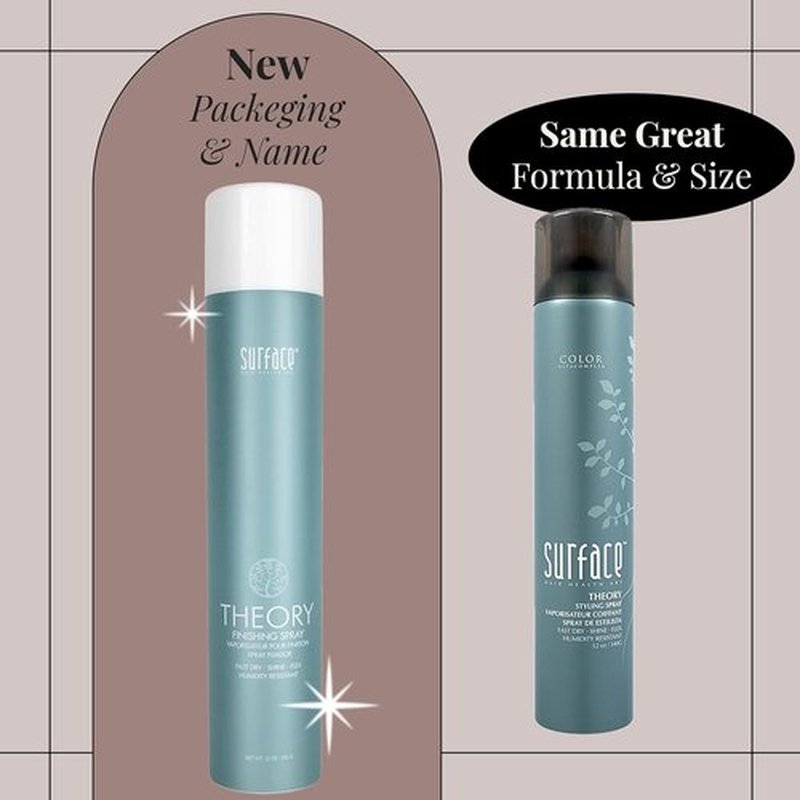 Surface Hair Theory Styling Spray - Fast-Drying, Flexible Finish with Medium Hold | 10 oz