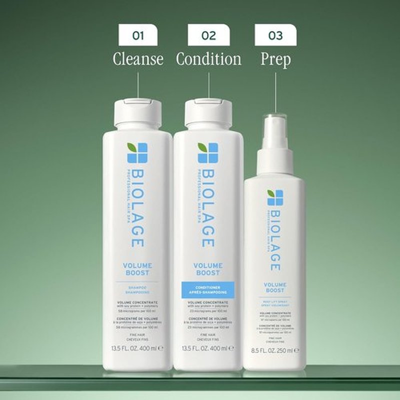 Biolage Volume Boost Volumizing Spray - Root Lift & Fullness for Fine Hair | Paraben-Free & Vegan, 8.4 Fl Oz