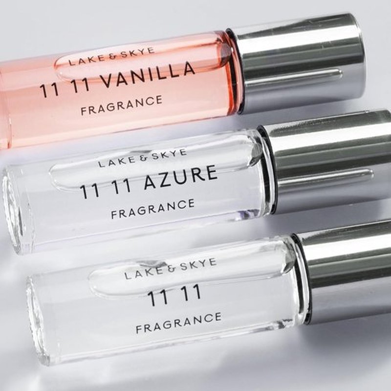 Lake & Skye 11 11 Fragrance Oil Rollerball - Uplifting Clean Skin Musk Scent, Vegan - 0.33 fl oz (10mL)