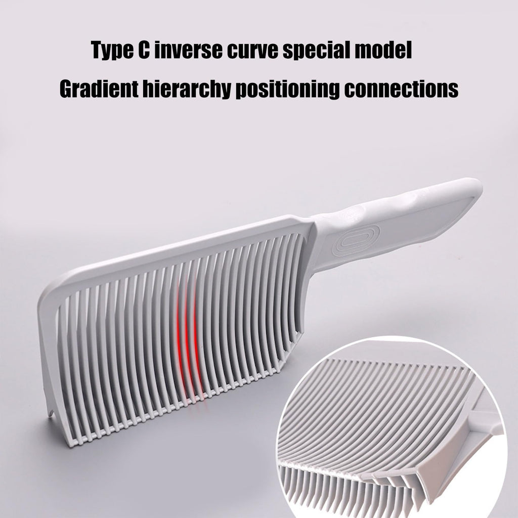 2Pcs Barber Fade Combs Ergonomic Flat Top Combs Gradienter Precise Hairdressing Tool For Precise Haircuts And Styling