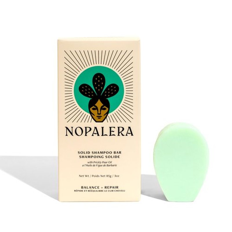 Nopalera Shampoo Bar, Balance + Repair, Prickly Pear Solid Shampoo for Oily Hair, Color Safe and pH Balanced, Clean Vegan Formula, 3.65 oz