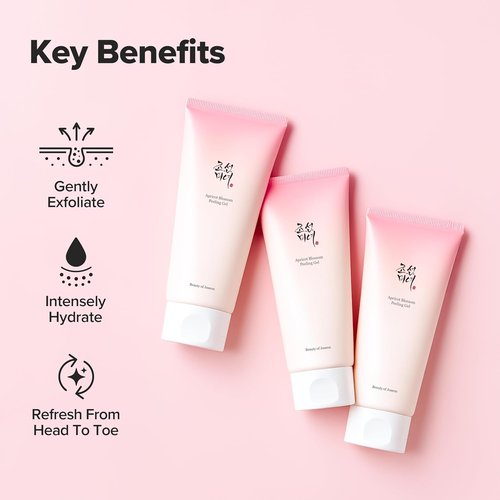 Beauty of Joseon Apricot Blossom Peeling Gel - Soft Exfoliating Face & Body Scrub for All Skin Types | 100ml (3.38 fl. oz)