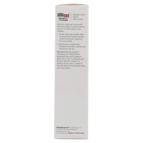 Sebamed Anti-Dry Wash Emulsion - Gentle Cleansing Complex for Dry & Sensitive Skin | 6.8 Fl Oz (200mL)