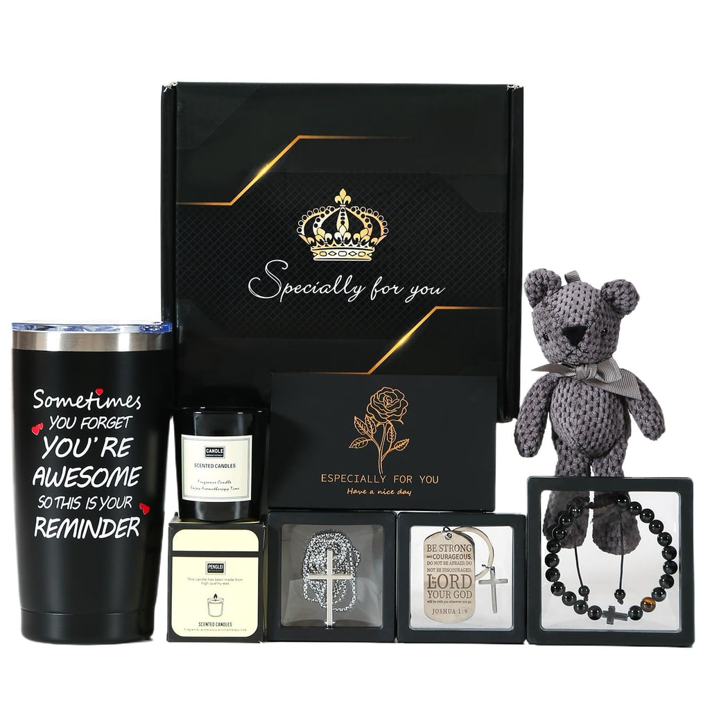CCAENI Birthday Gifts for Men,Fathers Day Gift for Boyfriend Husband,Man Premium Gifts Basket Ideas Set for Him Men's Birthday Gift Box Birthday Presents for Dad, Son,Coworker Male Retirement Gifts