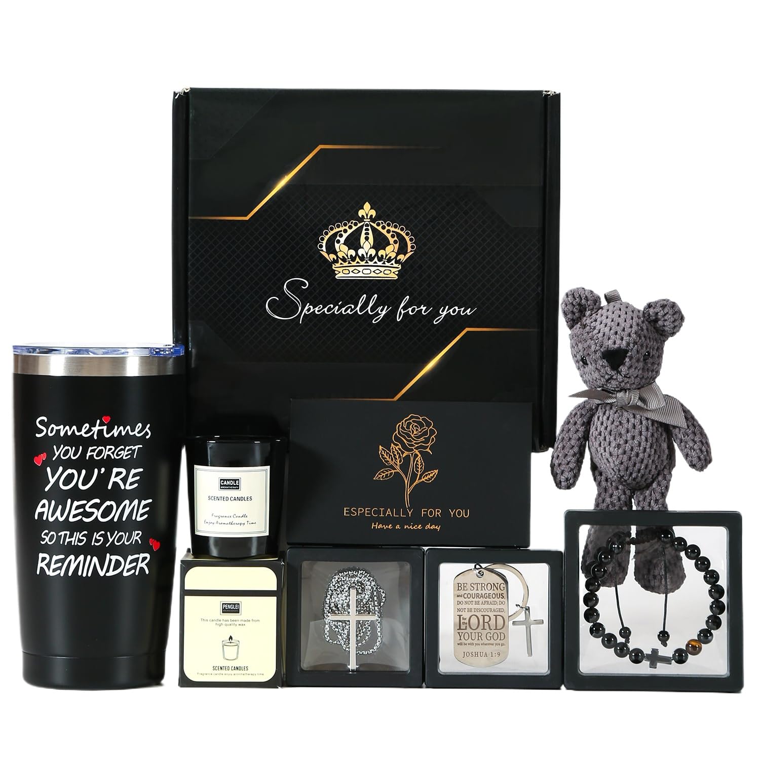 CCAENI Birthday Gifts for Men,Fathers Day Gift for Boyfriend Husband,Man Premium Gifts Basket Ideas Set for Him Men's Birthday Gift Box Birthday Presents for Dad, Son,Coworker Male Retirement Gifts