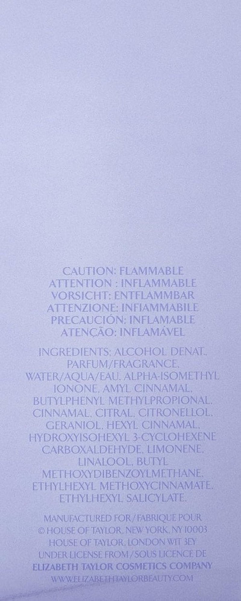 Elizabeth Taylor Violet Eyes Eau De Parfum Spray - 1 Ounce Fragrance for Women