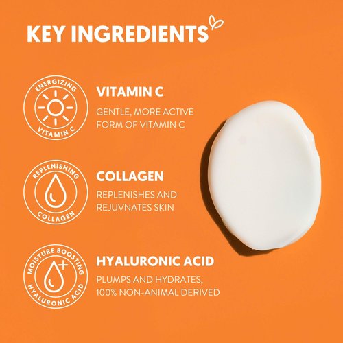 By Nature Face Night Cream - Vitamin C + Collagen PM Moisturizing Facial Lotion for Women (2 Oz)