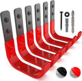 Skiennix 4-Inch Heavy Duty Garage Hooks - 6 Pack Wall Mount Tool Organizers | Holds Up to 55lbs