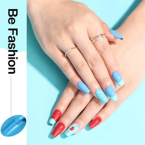 Morovan 15 Bright Color 0.27oz Air Quick Dry Nail Polish Gift Set for Women