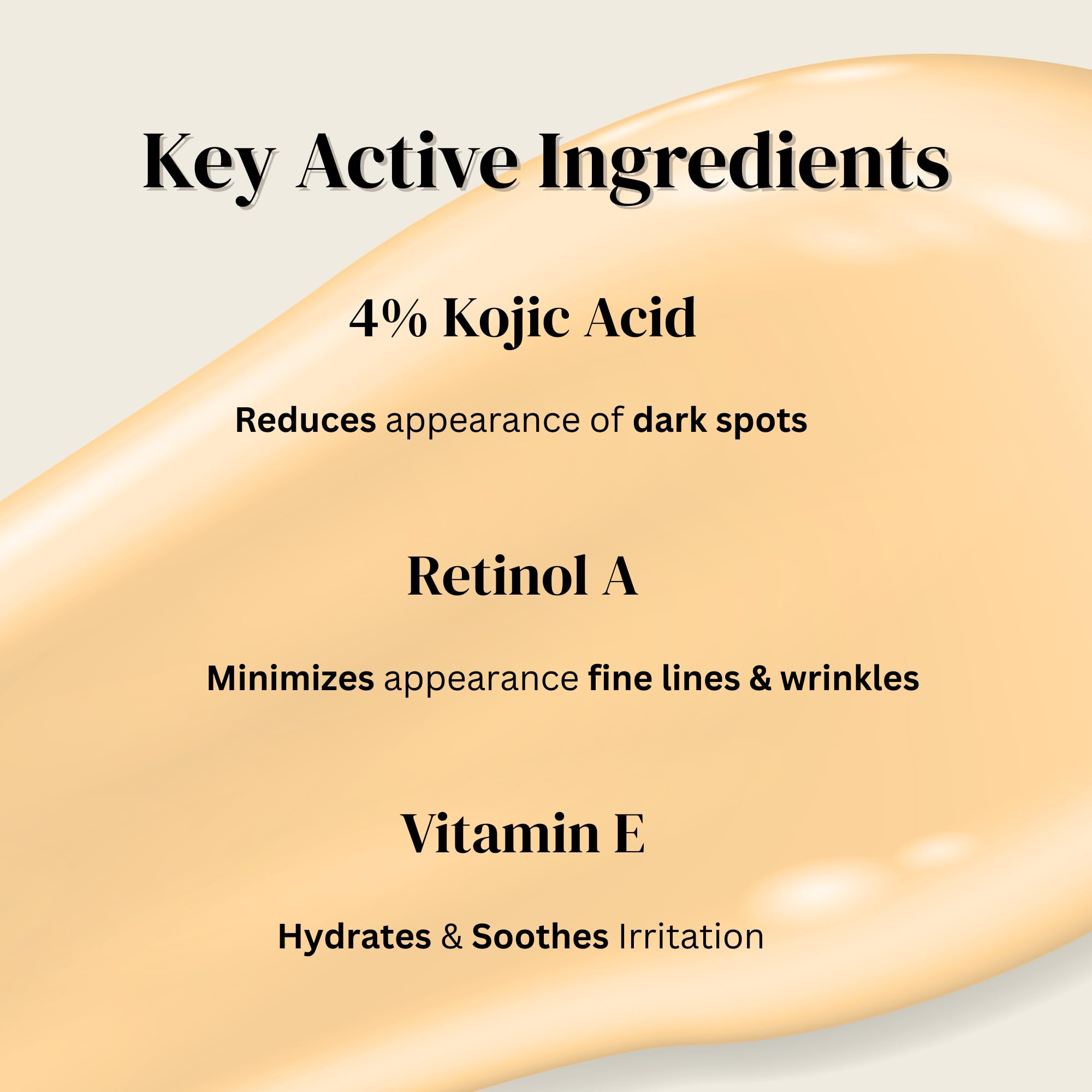Supplement Spot Kojic Acid Cream for Dark Spots, Retinol A & Vitamin E Dark Spot Treatment for Women - Anti-Aging & Even Skin Tone – Natural Kojic Acid Face Cream for Women, 3.4 Oz