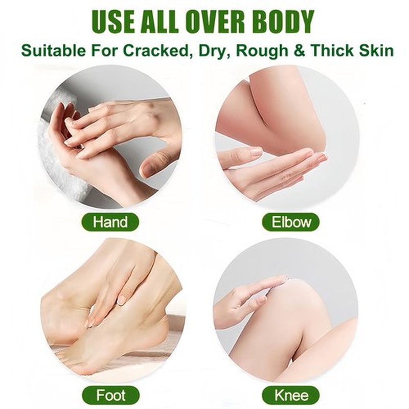 KAHSOSE Urea Heel Balm Stick for Feet and Hands,3Pcs Moisturizing Heel Balm for Dry Cracked Feet, Hydrating Stick for Foot & Hands, For Women & Men, Travel Size(Peach, Urea and Honey)