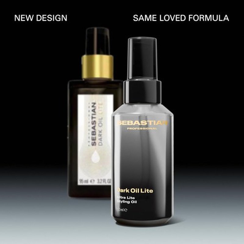 Sebastian Professional Dark Oil Lite - Ultra Light Styling Oil for Smooth, Shiny Hair | 1 fl oz